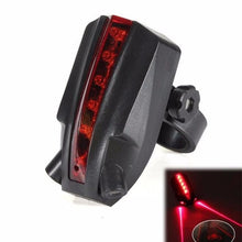 Rear Bicycle Tail Light Beam | Safety Warning Red Lamp