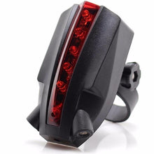 Rear Bicycle Tail Light Beam | Safety Warning Red Lamp